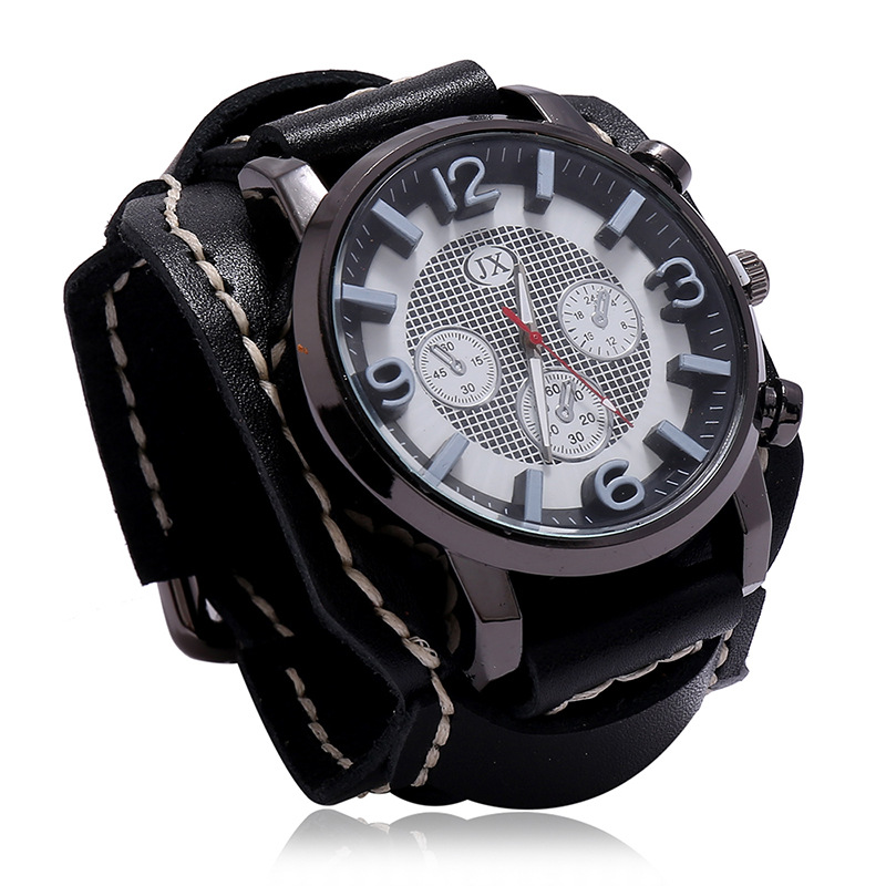 Vintage Collectible Watches - Punk Vintage Genuine Leather Strap Electronic