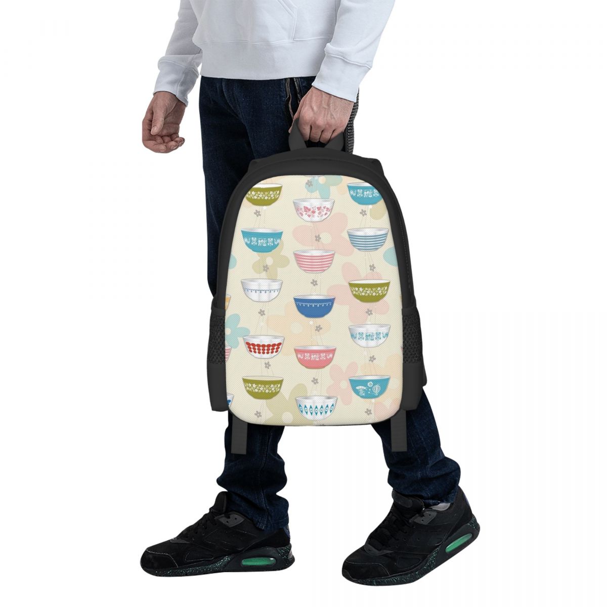 Vintage Collectible Pyrex - Vintage Pyrex Bowls Collection Student Backpack