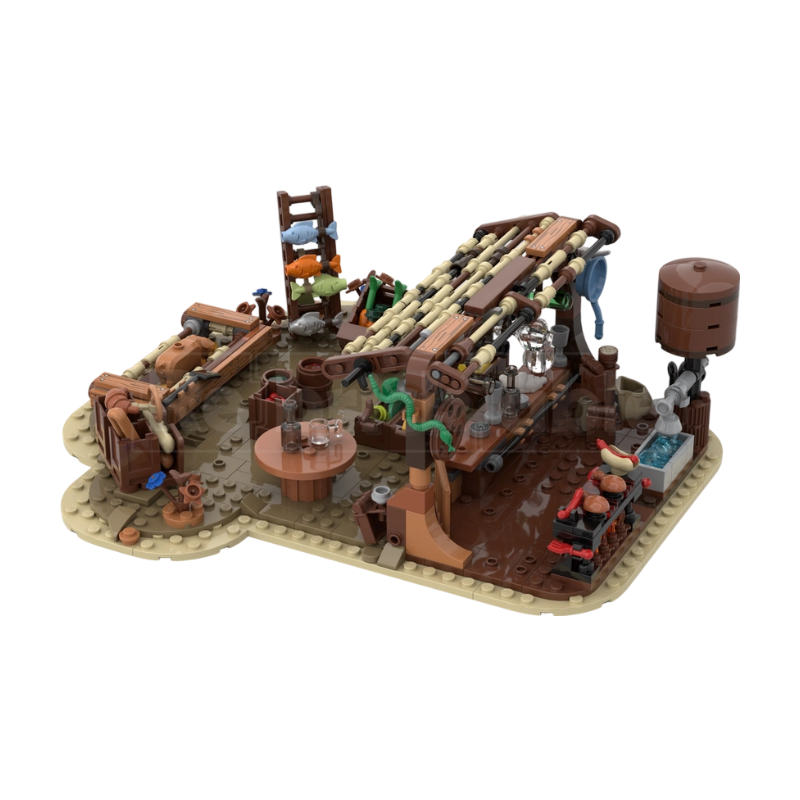 MOC Medieval Food Market Build - đánh giá và giá Vintage Collectible Market