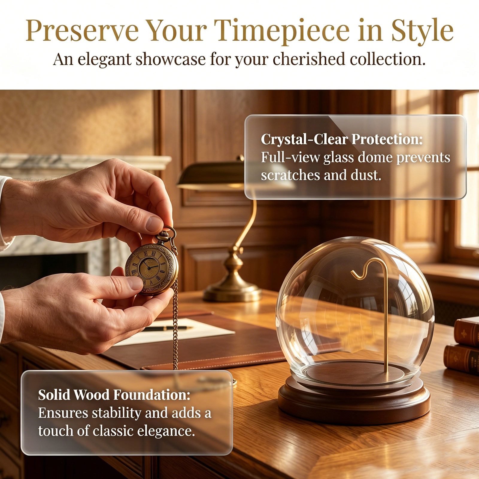 Pocket Watch Display Dome Clea - đánh giá và giá Vintage Collectible Watches