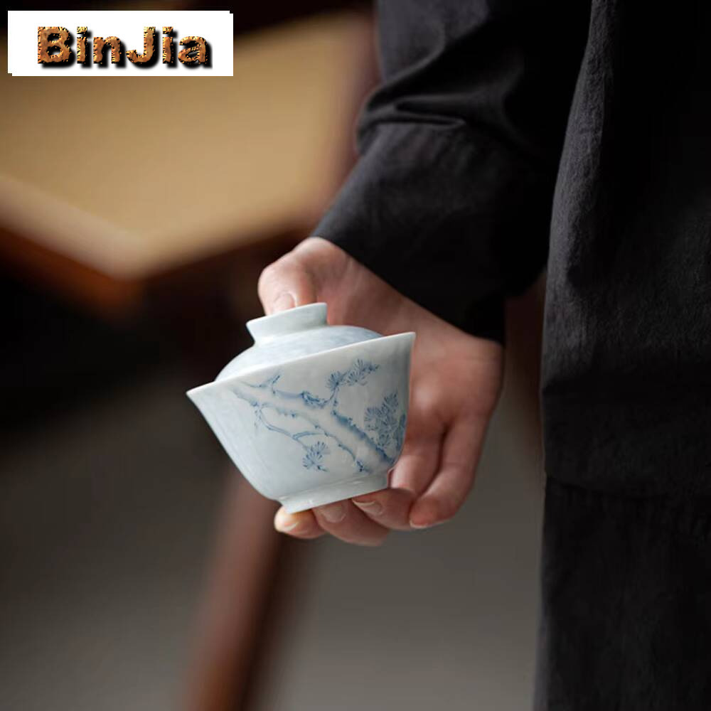 100ml Handpainted Pine Cover B - đánh giá và giá Vintage Items Collection
