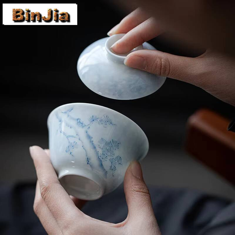 100ml Handpainted Pine Cover B - đánh giá và giá Vintage Items Collection